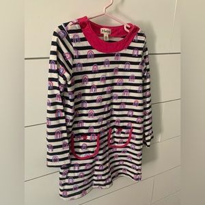 Beautiful Hatley stripe and rainbow dress